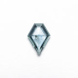 0.66ct 7.91x5.59x1.86mm Shield Rosecut Sapphire 22266-32