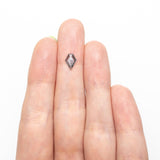 0.66ct 7.91x5.59x1.86mm Shield Rosecut Sapphire 22266-32