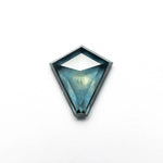 1.59ct 8.57x7.72x2.93mm Shield Rosecut Sapphire 22266-36