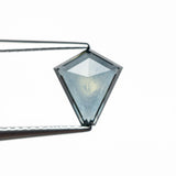 1.59ct 8.57x7.72x2.93mm Shield Rosecut Sapphire 22266-36