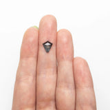 1.59ct 8.57x7.72x2.93mm Shield Rosecut Sapphire 22266-36