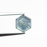 1.49ct 7.44x6.42x3.07mm Hexagon Portrait Cut Sapphire 22266-38