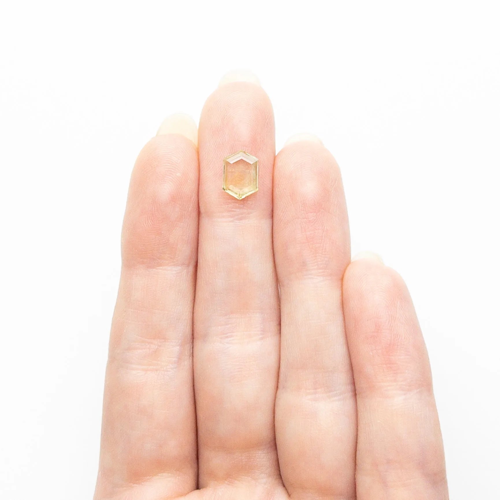 1.47ct 8.55x6.07x2.35mm Hexagon Portrait Cut Sapphire 22434-133