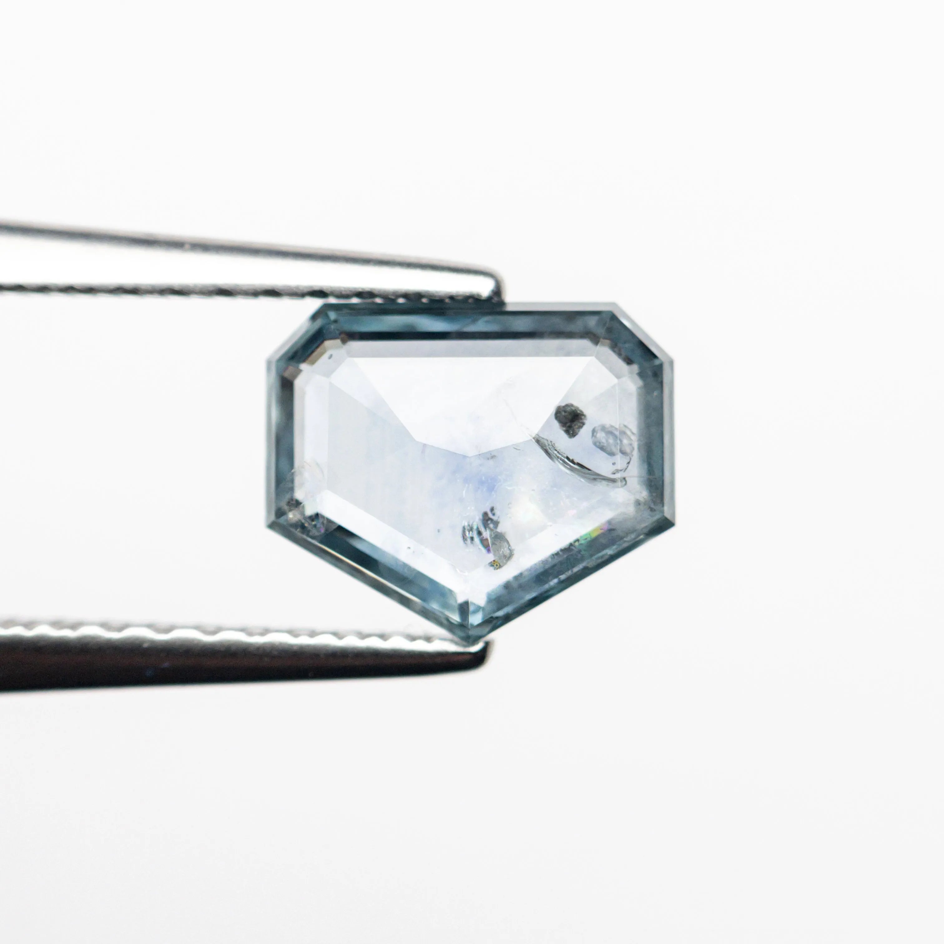 1.23ct 7.34x6.15x2.28mm Shield Rosecut Sapphire 22434-62