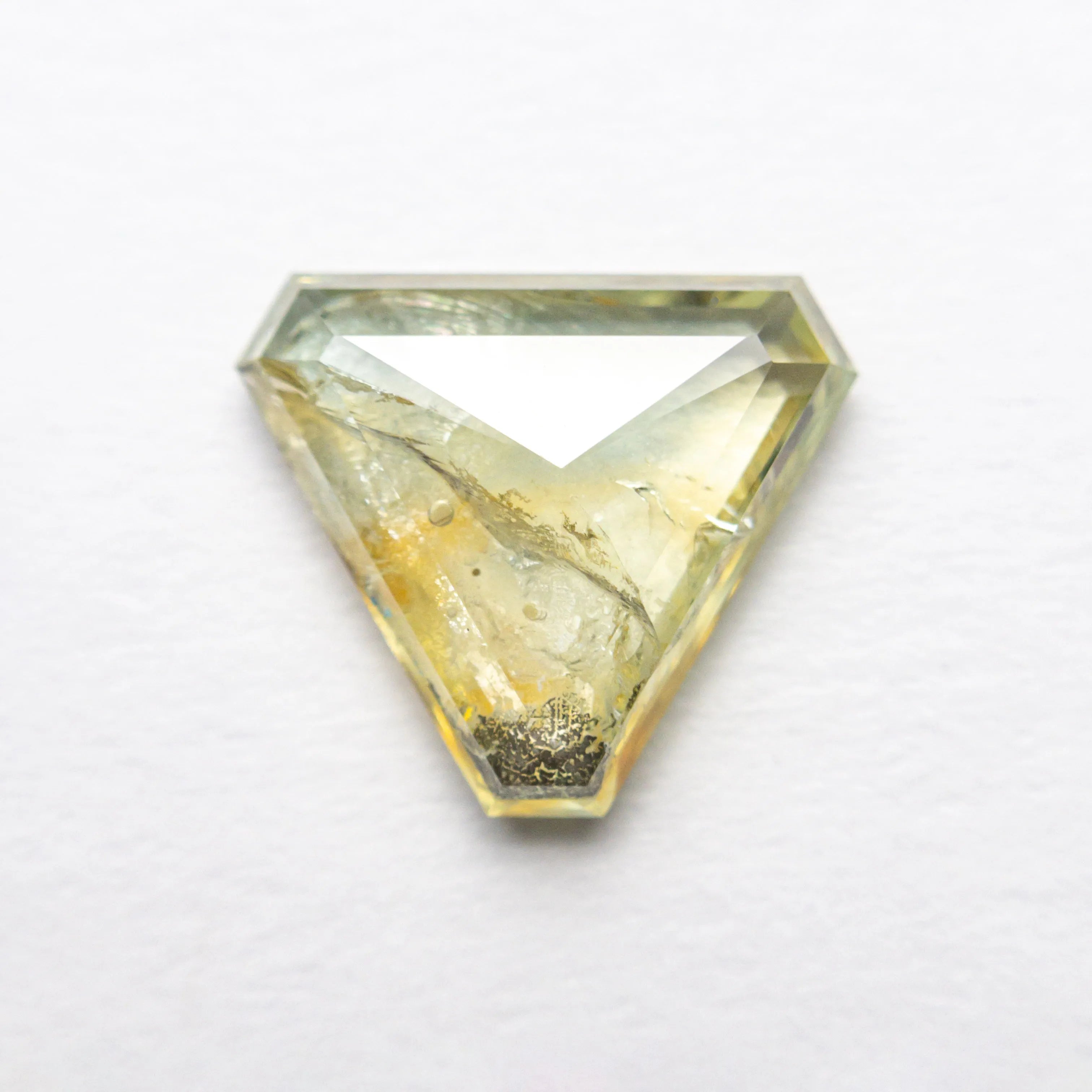 1.99ct 8.35x9.64x2.72mm Cut Corner Triangle Rosecut Sapphire 22434-77