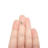 0.62ct 6.72x6.75x1.58mm Round Double Cut Sapphire 22436-07