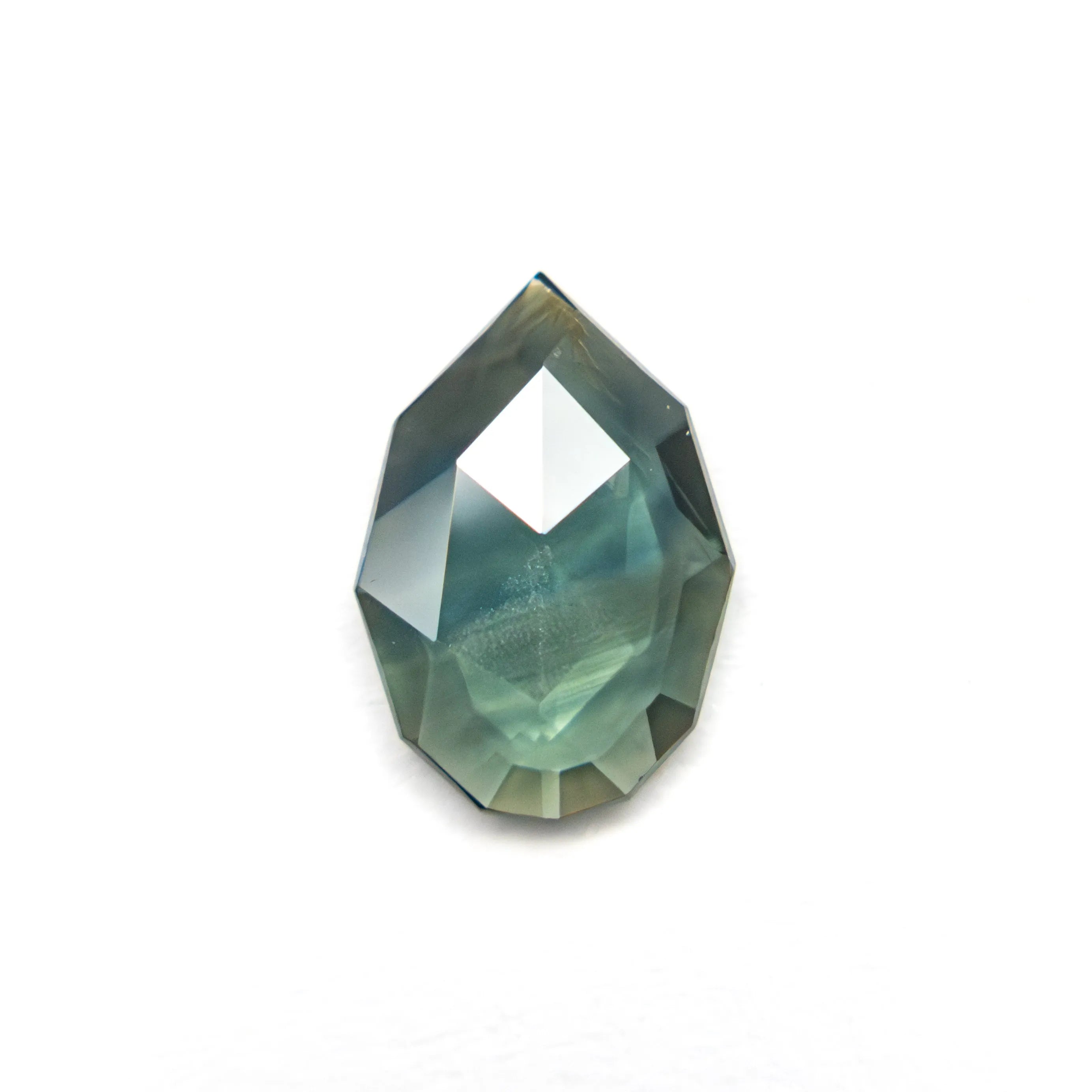 0.81ct 8.66x5.98x1.70mm Geo Pear Rosecut Sapphire 22436-08