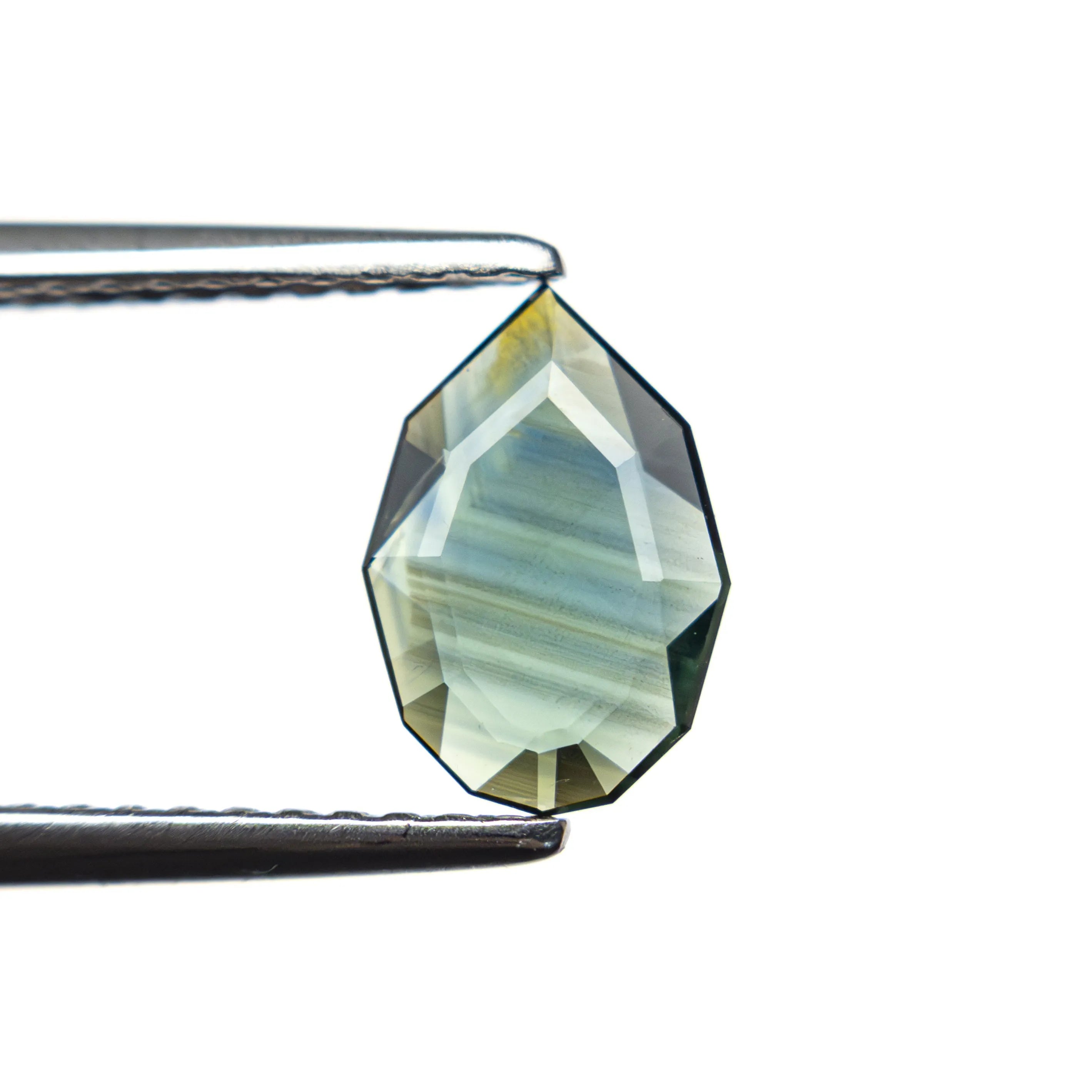 0.81ct 8.66x5.98x1.70mm Geo Pear Rosecut Sapphire 22436-08