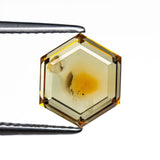 3.37ct 9.94x8.453.43mm Hexagon Portrait Cut Sapphire 23469-35