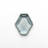 1.02ct 7.25x6.59x2.03mm Hexagon Portrait Cut Sapphire 23677-11
