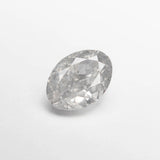 1.18ct 7.41x5.41x3.74mm GIA I2 Faint Grey Oval Brilliant 23894-01