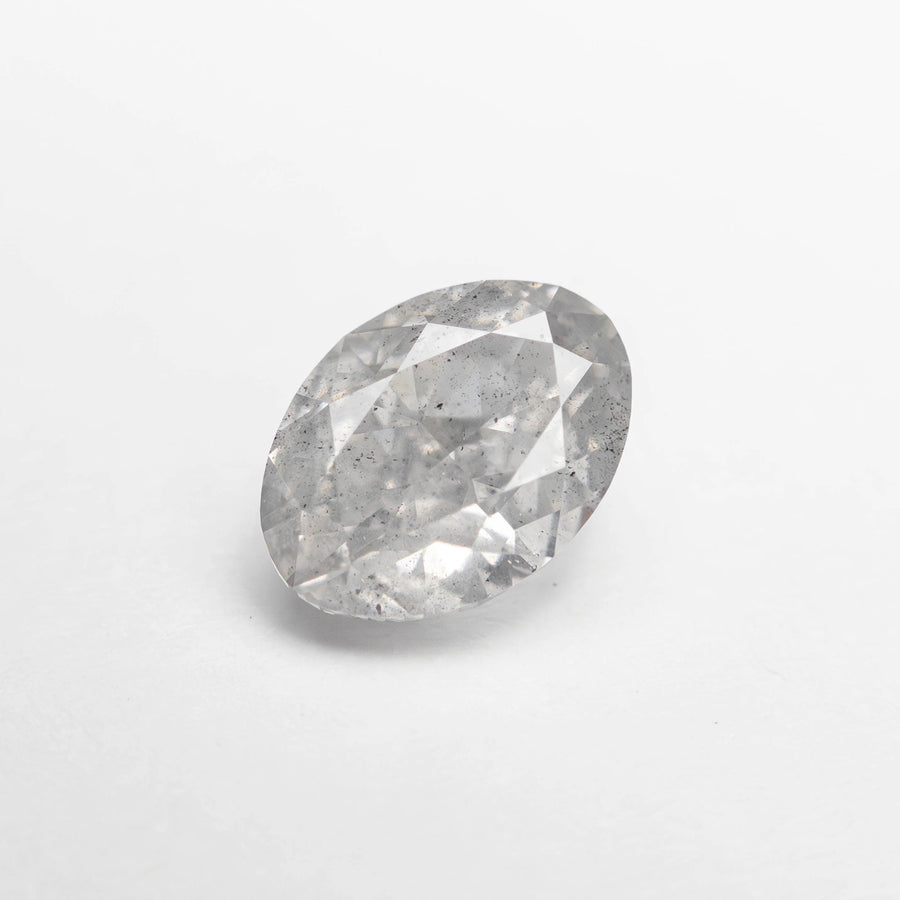 1.18ct 7.41x5.41x3.74mm GIA I2 Faint Grey Oval Brilliant 23894-01