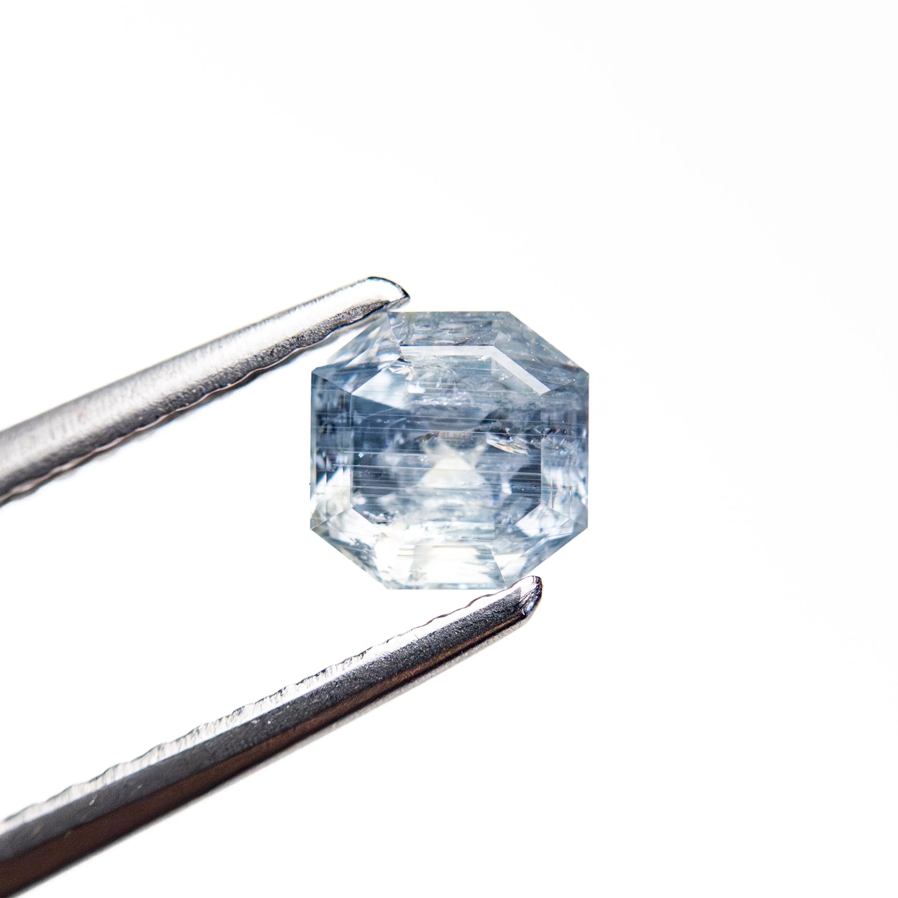 0.91ct 5.09x5.08x3.92mm Cut Corner Square Step Cut Sapphire 23903-13