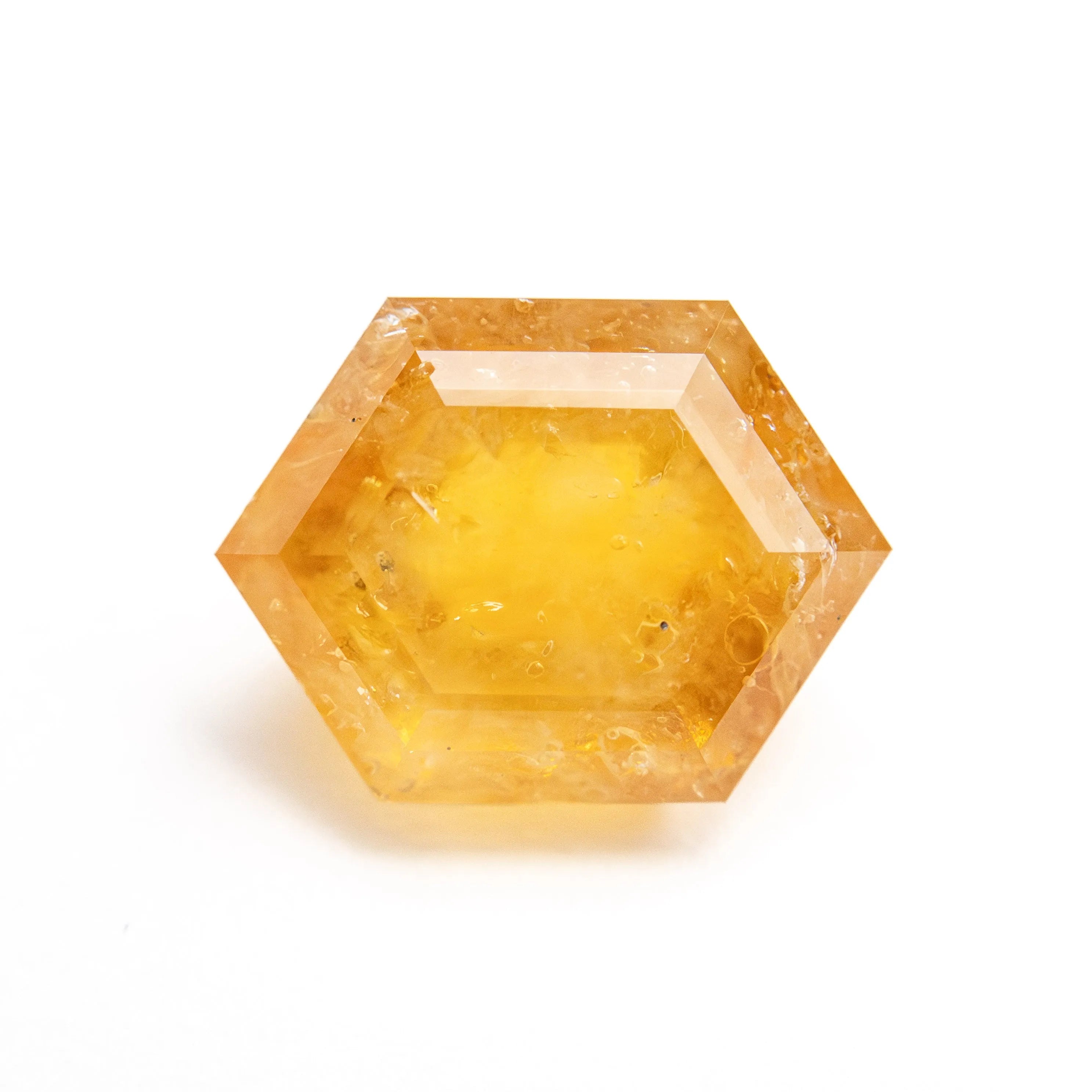 3.77ct 10.22x7.63x5.50mm Hexagon Step Cut Sapphire 24185-01