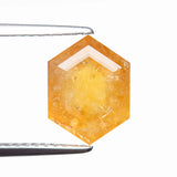 3.77ct 10.22x7.63x5.50mm Hexagon Step Cut Sapphire 24185-01