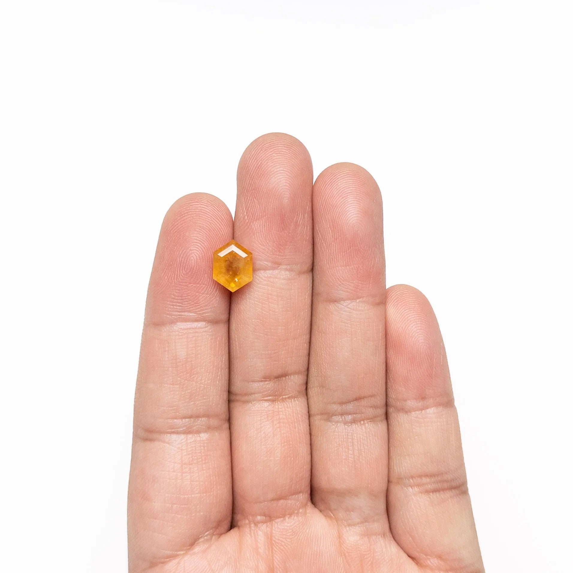 3.77ct 10.22x7.63x5.50mm Hexagon Step Cut Sapphire 24185-01