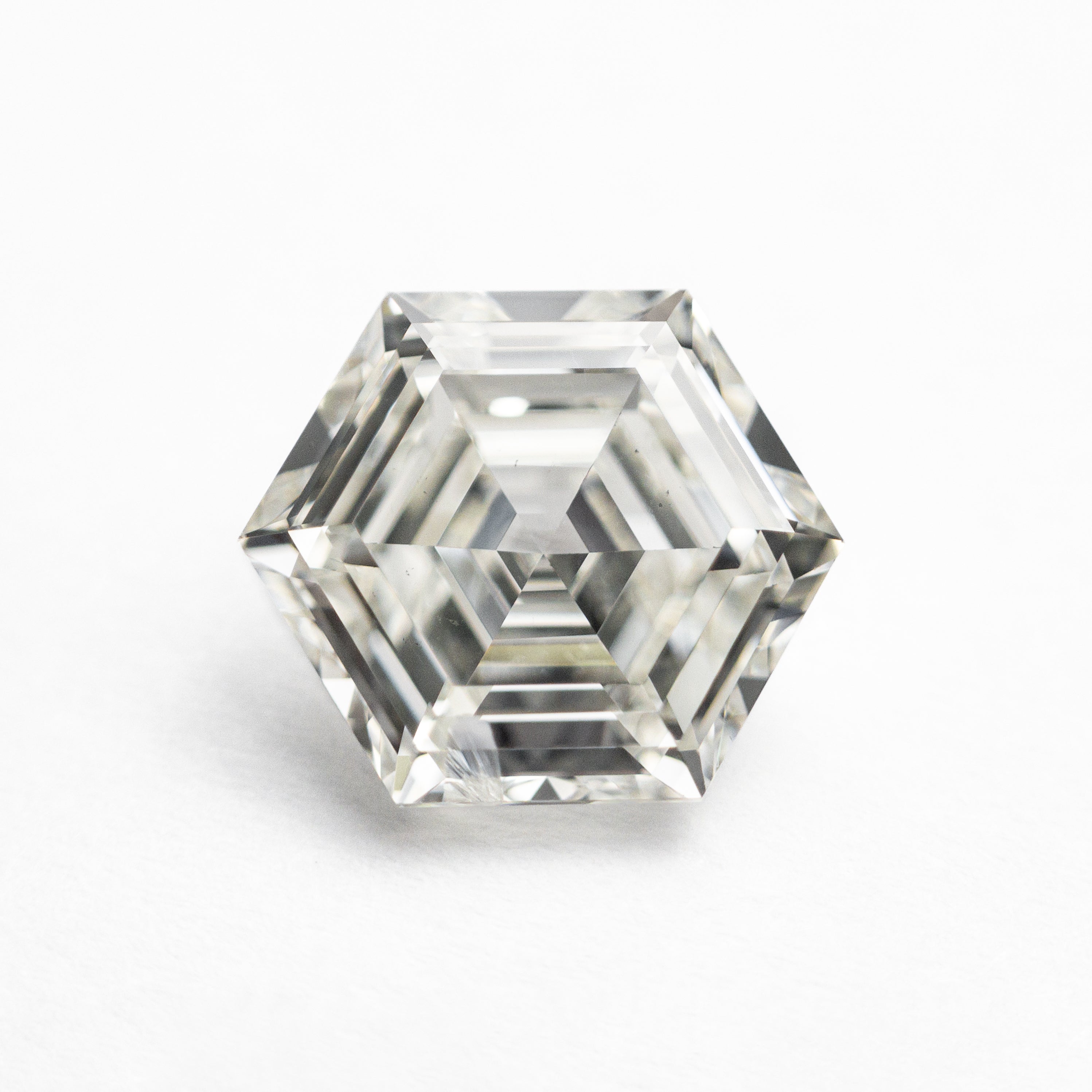 2.05ct 9.10x7.85x4.06mm GIA I1 J Hexagon Step Cut 24276-01