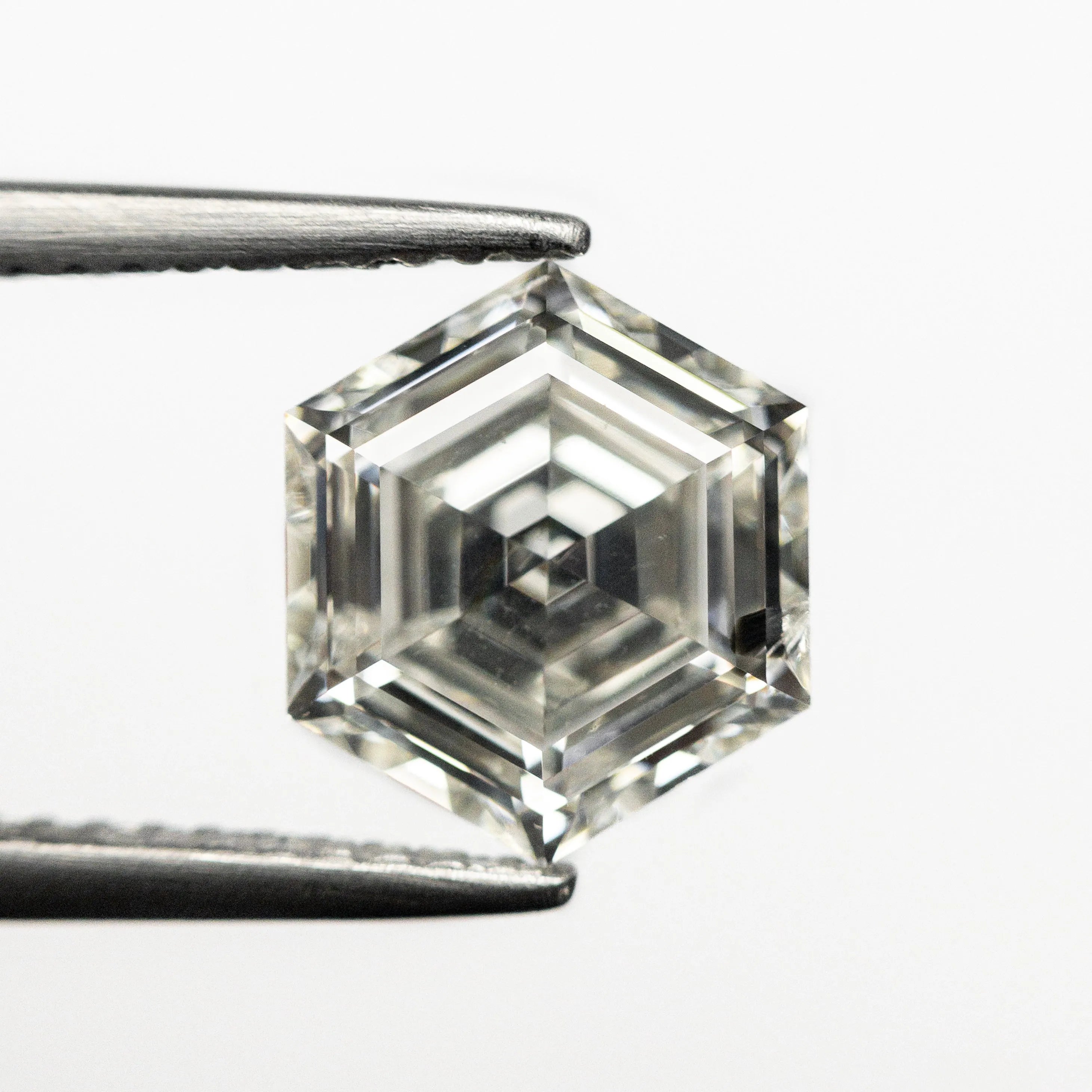 2.05ct 9.10x7.85x4.06mm GIA I1 J Hexagon Step Cut 24276-01