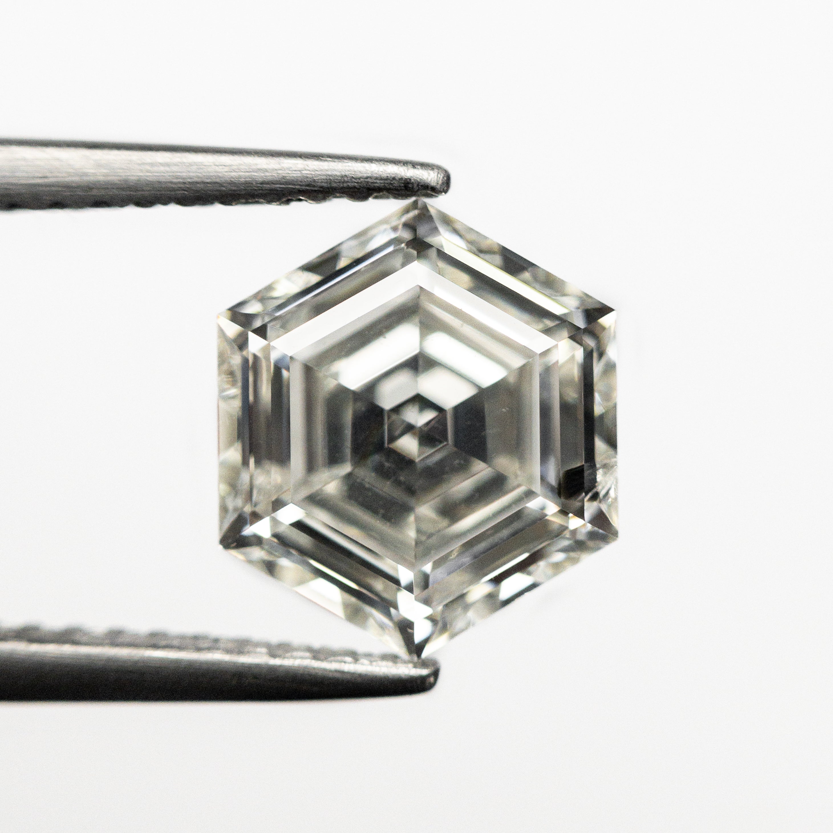 2.05ct 9.10x7.85x4.06mm GIA I1 J Hexagon Step Cut 24276-01