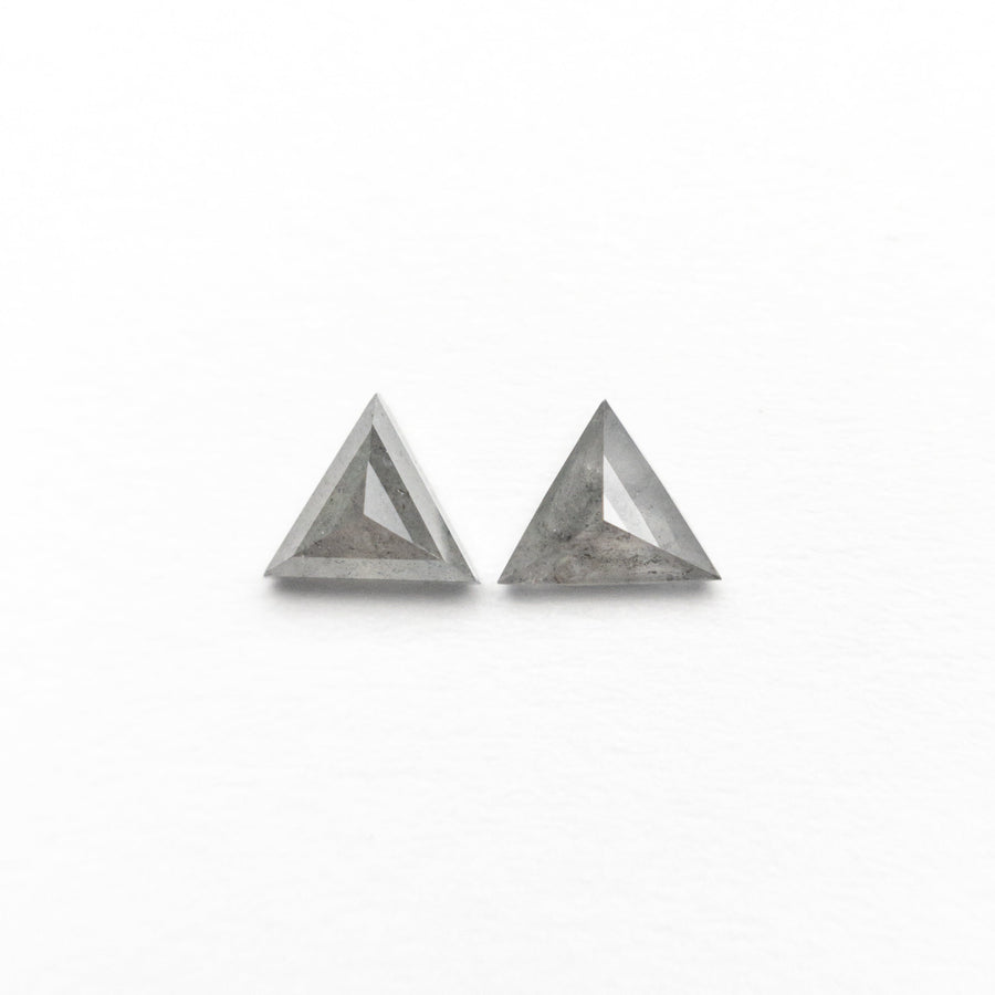 0.27cttw 4.03x3.49x1.91mm 4.08x3.40x1.37mm Triangle Rosecut Matching Pair 24472-01