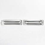 0.43cttw 2pc 8.07x1.98x1.22mm 8.07x2.05x1.29mm VS G Baguette Step Cut Matching Pair 24701-01