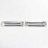 0.43cttw 2pc 8.07x1.98x1.22mm 8.07x2.05x1.29mm VS G Baguette Step Cut Matching Pair 24701-01