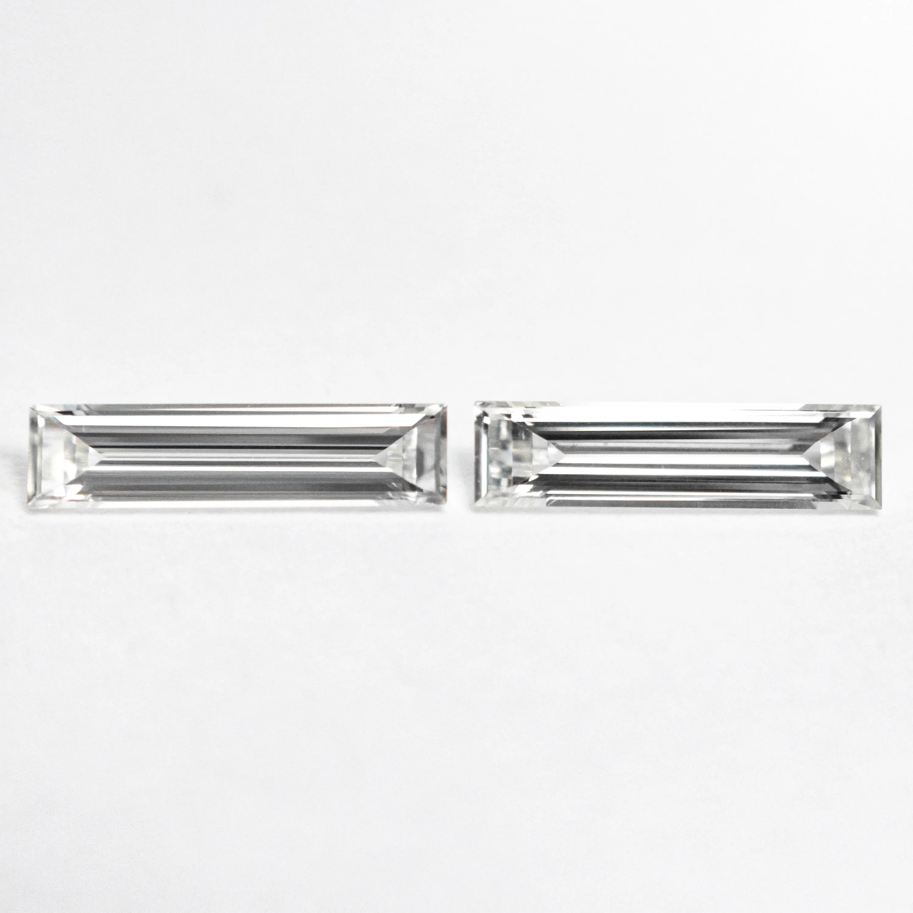 0.43cttw 2pc 8.07x1.98x1.22mm 8.07x2.05x1.29mm VS G Baguette Step Cut Matching Pair 24701-01
