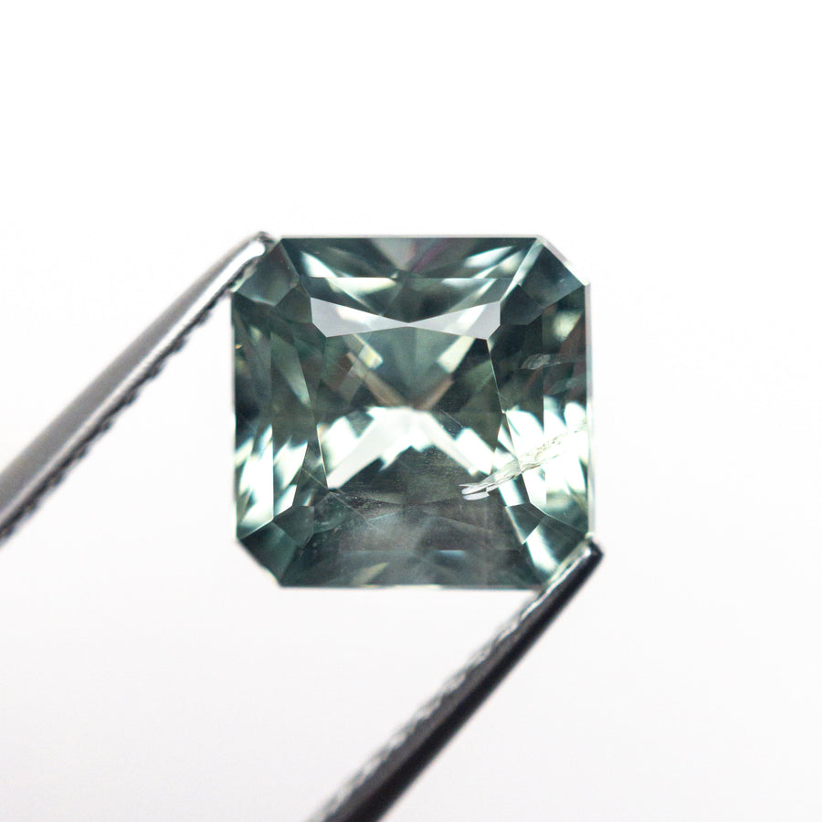 3.51ct 8.37x8.21x5.58mm Cut Corner Square Brilliant Sapphire 25174-09