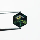 1.52ct 7.68x6.70x4.22mm Hexagon Step Cut Sapphire 25384-02