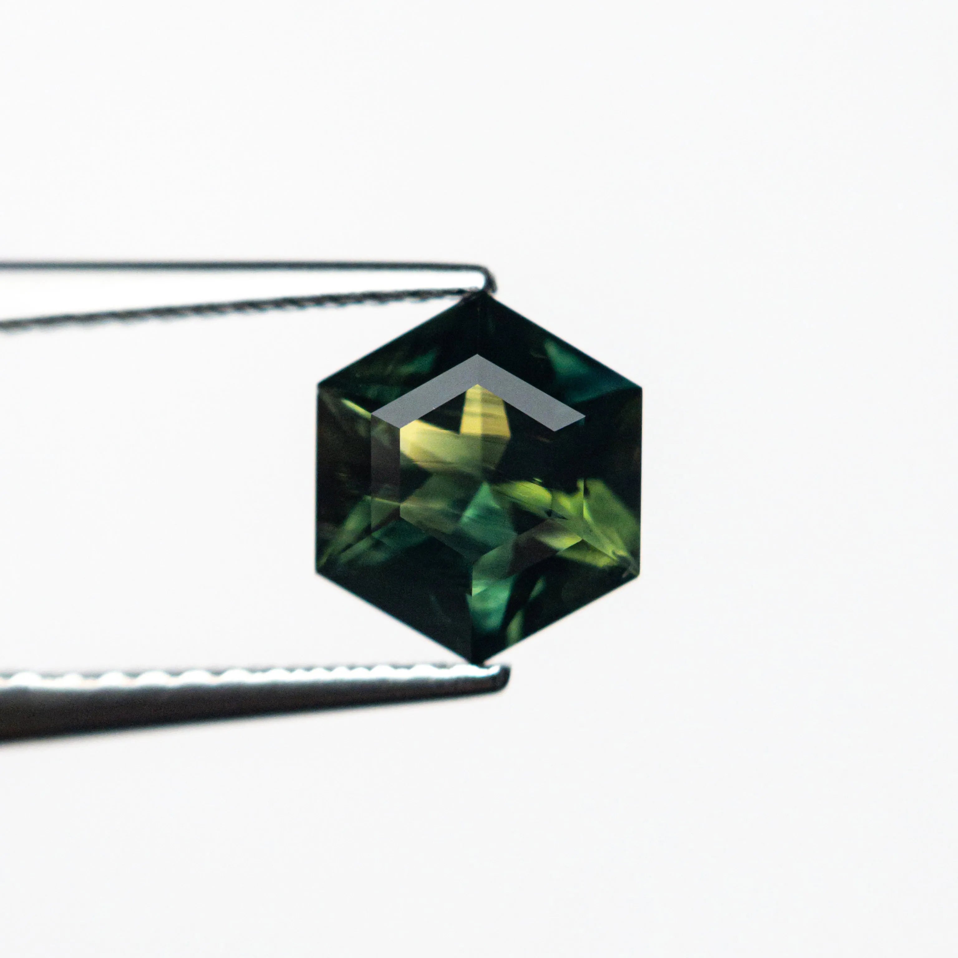 1.52ct 7.68x6.70x4.22mm Hexagon Step Cut Sapphire 25384-02