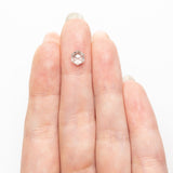 0.93ct 6.43x5.53x3.14mm Hexagon Rosecut 25457-29
