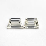 1.10cttw 2pc 6.28x3.67x2.37mm 6.25x3.72x2.40mm VVS L-M Trapezoid Step Cut Matching Pair 25536-01