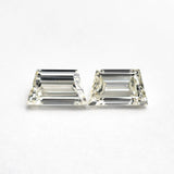 1.10cttw 2pc 6.28x3.67x2.37mm 6.25x3.72x2.40mm VVS L-M Trapezoid Step Cut Matching Pair 25536-01