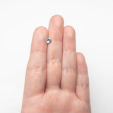 0.73ct 5.57x5.53x3.29mm Round Brilliant Sapphire 26134-27