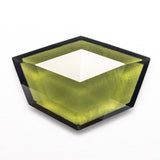 3.67ct 14.76x10.08x 2.70mm Shield Rosecut Sapphire 26327-07