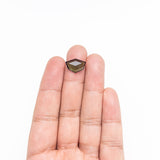 3.67ct 14.76x10.08x 2.70mm Shield Rosecut Sapphire 26327-07