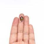 2.83ct 13.89x8.76x2.67mm Shield Rosecut Sapphire 26327-12