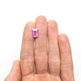 4.08ct 11.35x7.92x4.43mm Rectangle Brilliant Sapphire 26383-01