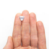 3.53ct 9.46x10.81x5.05mm Cut Corner Triangle Brilliant Sapphire 26387-01