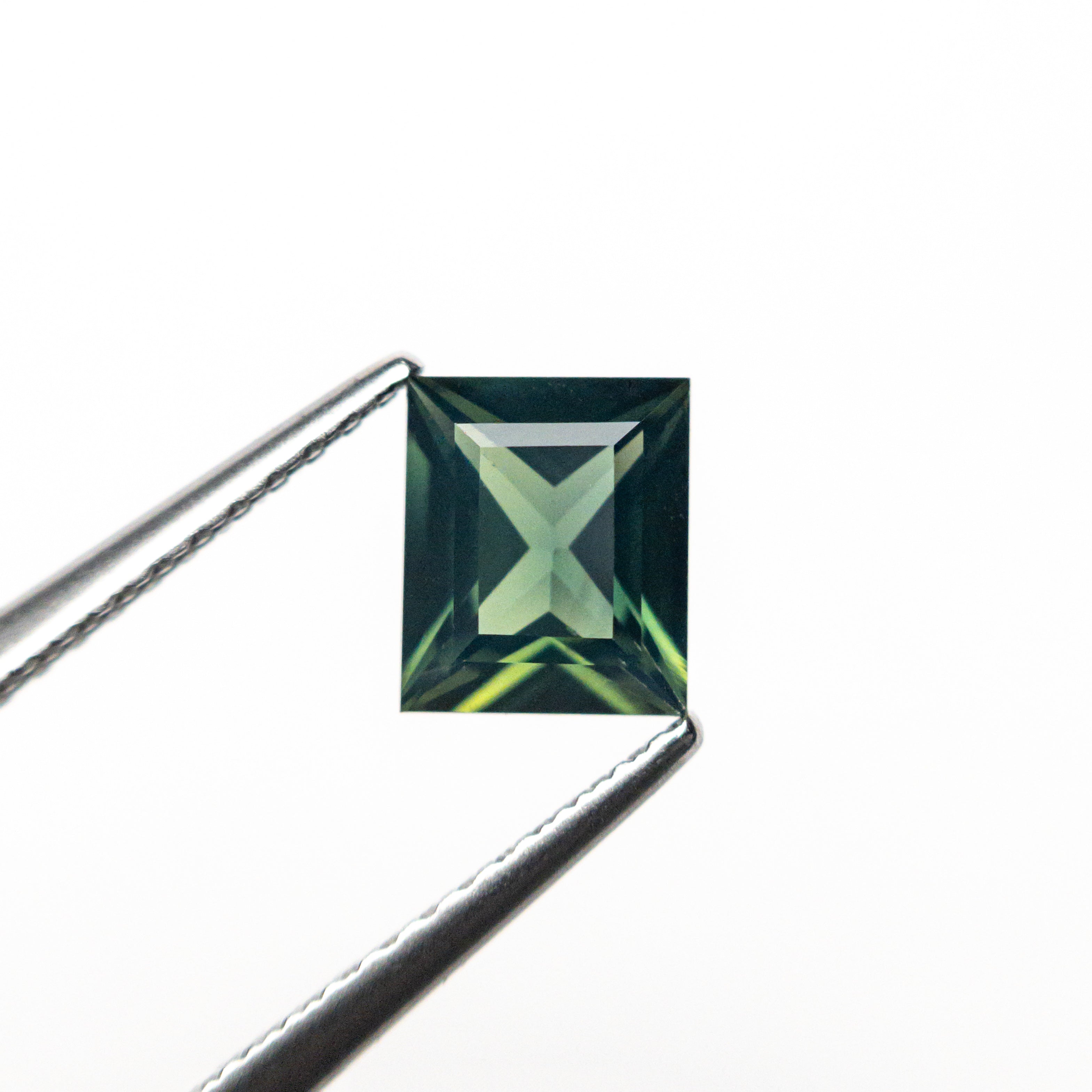 0.96ct 6.15x5.21x3.17mm Rectangle Step Cut Sapphire 26495-01