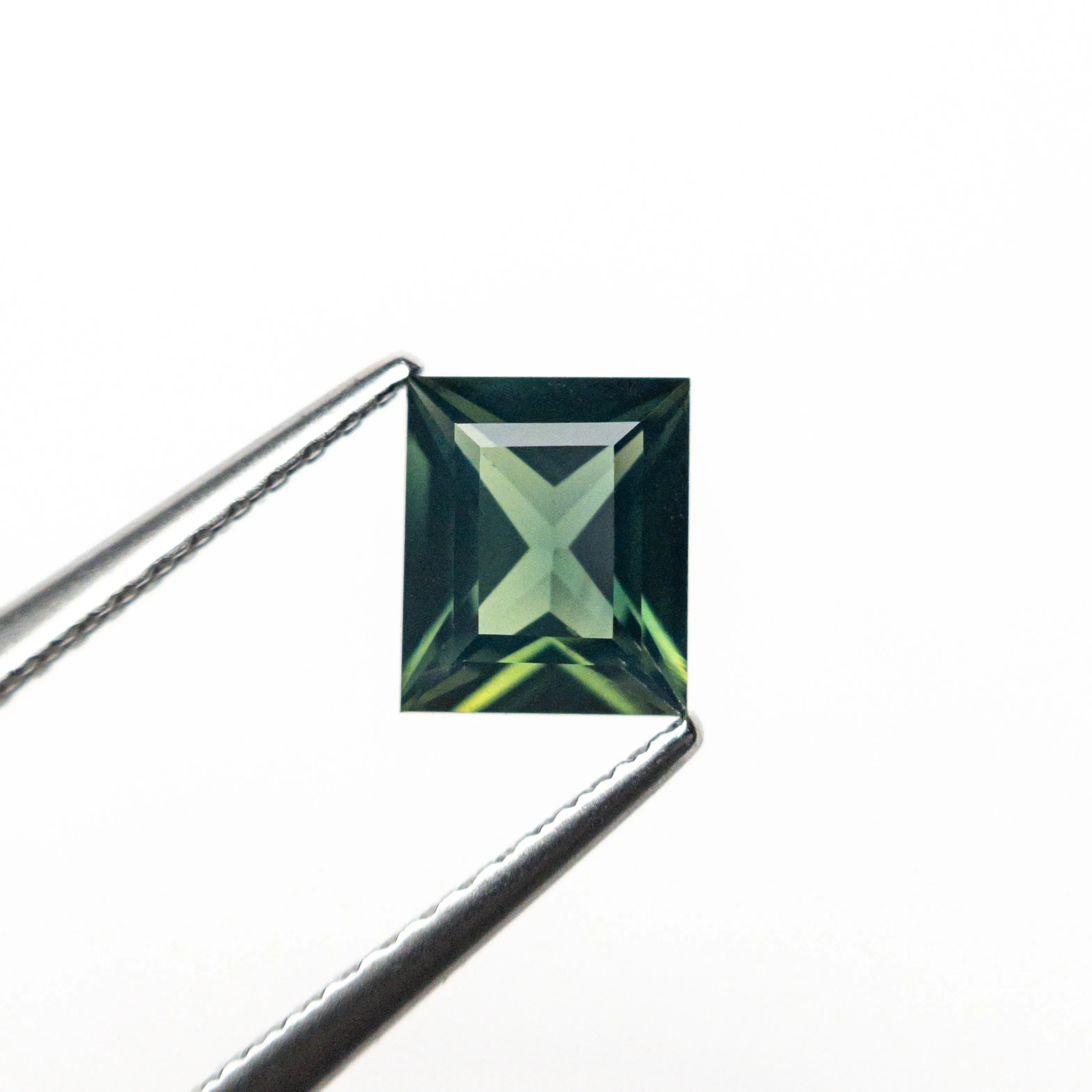 0.96ct 6.15x5.21x3.17mm Rectangle Step Cut Sapphire 26495-01