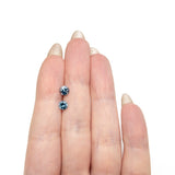 1.27cttw 2pc 5.10x5.08x3.12mm 5.33x5.32x3.54mm Round Brilliant Sapphire Matching Pair 26556-37