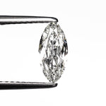 0.72ct 9.48x4.47x2.33mm VS2 H Moval Brilliant 26754-01