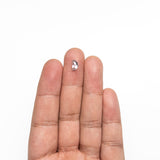 0.72ct 7.32x4.15x2.67mm Half Moon Rosecut 26787-08