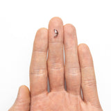 0.66ct 8.38x4.84x2.23mm Crescent Moon Rosecut 26800-01