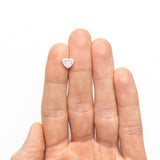 1.49ct 6.77x7.62x4.41mm Fancy White Heart Brilliant 26805-01