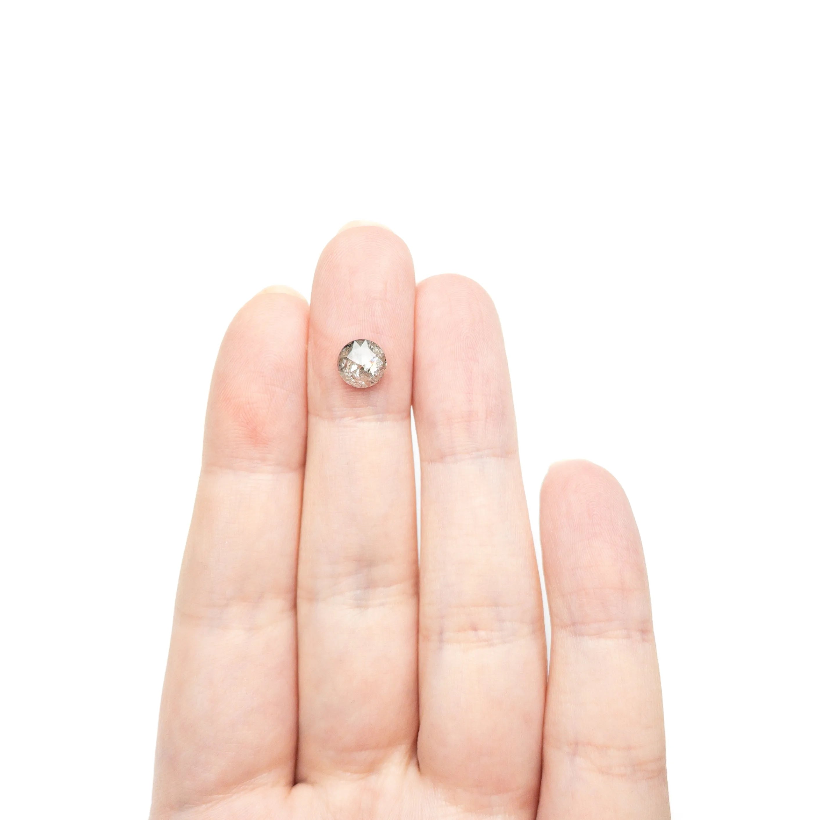 1.28ct 6.78x6.75x3.35mm Round Rosecut 🇨🇦 27034-01