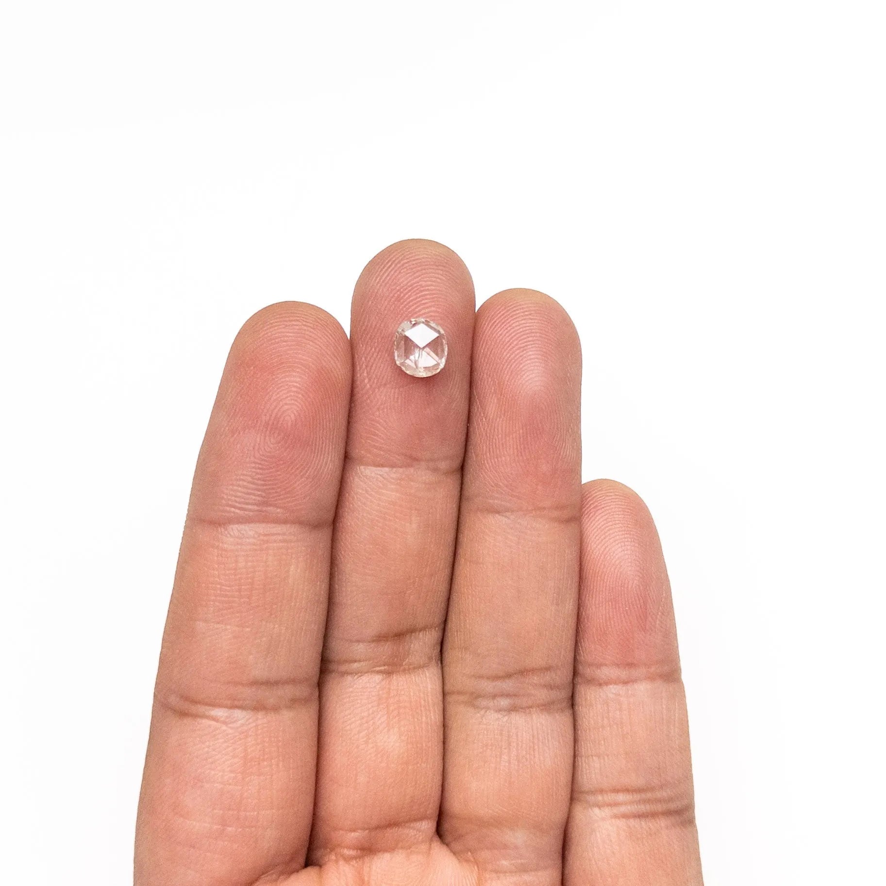 0.94ct 6.92x6.20x2.29mm I2 J Cushion Rosecut 27066-03