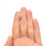 5.10ct 10.30x10.26x7.27mm GIA SI1 Q-R Modern Antique Old European Cut 27077-01