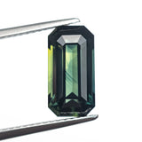 3.73ct 11.89x6.14x4.89mm Cut Corner Rectangle Step Cut Sapphire 27306-01